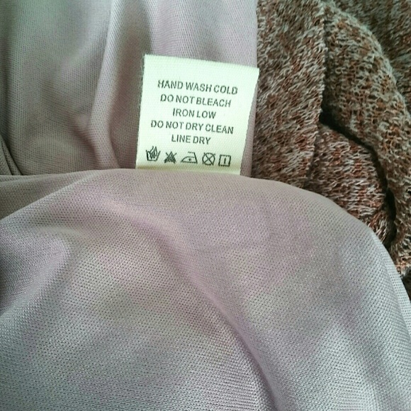 NWOT Illa Illa boho faux wrap dress w/ lace - Picture 6 of 6